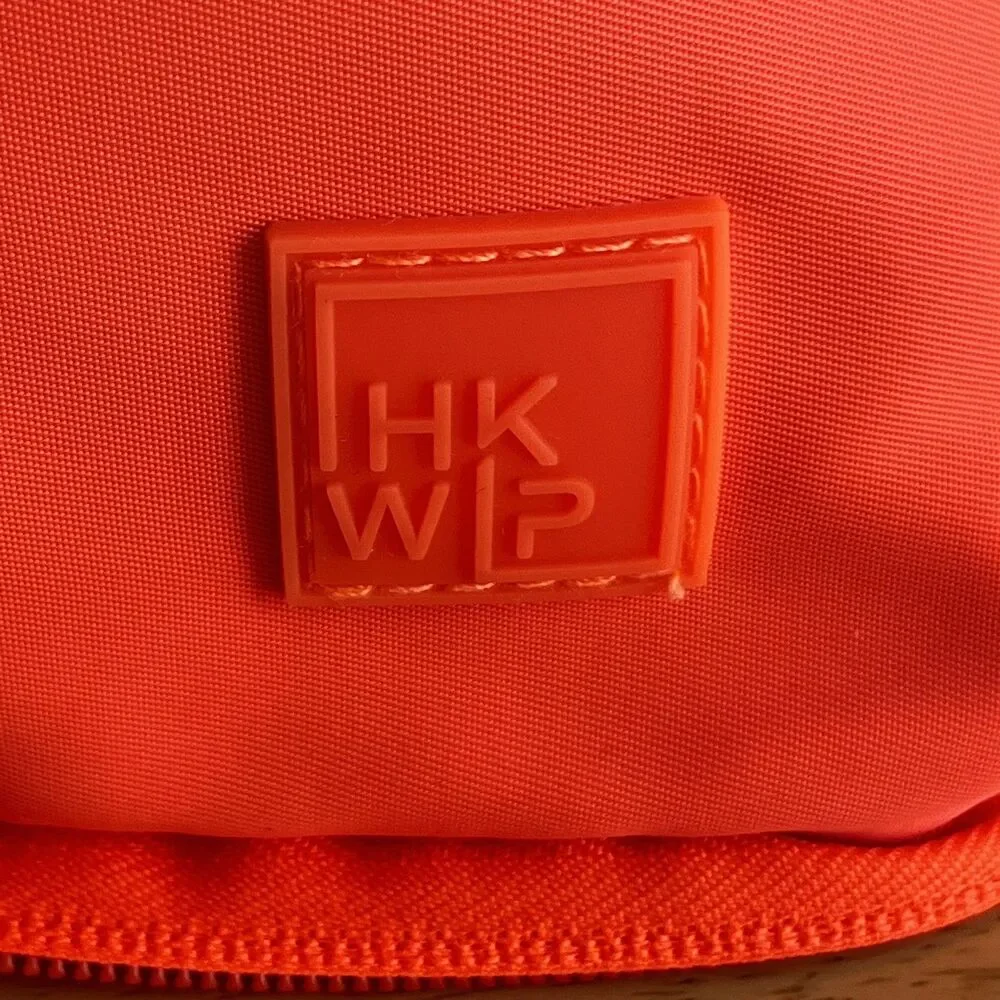 Foldable Toiletry Bag Bright Orange Travel Cosmetic Bag New -NWT